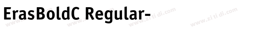 ErasBoldC Regular字体转换